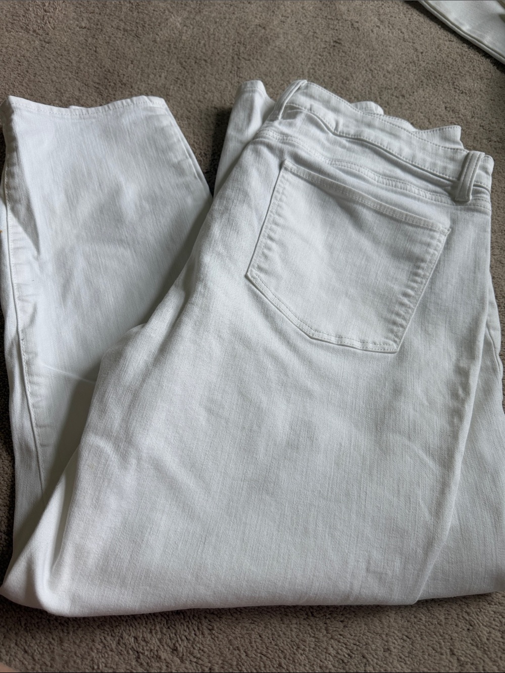 Talbots White Skinny Jeans